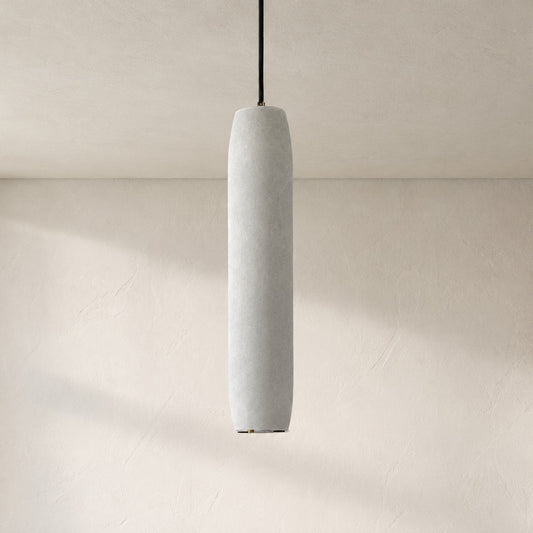 Marble Alabaster Flute Pendant Light