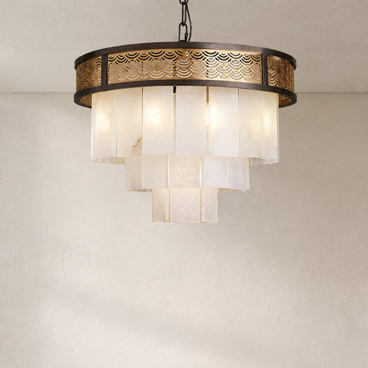 Marble Lorry Multi-layer Classic Chandelier