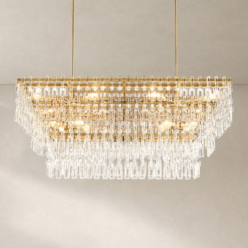 Marigan Multi-Tier Rectangular Chandelier 60" 72"