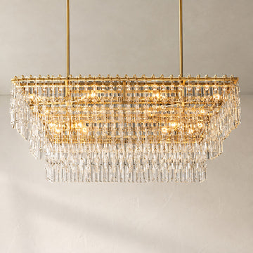 Marignan Layered Rectangular Chandelier