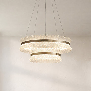 Modern Brass Glass Globe Cluster Pendant Light, 31.5 Inch