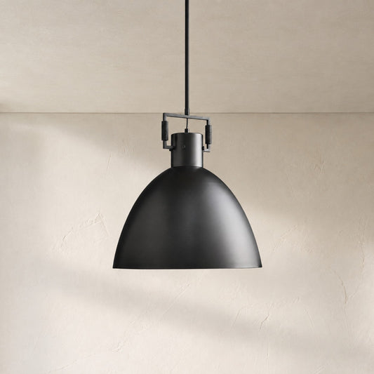 Modern Brass Pendant Light, 10 inch