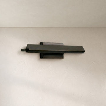 Modern Bronze 2-Light Linear Wall Sconce, 18 inch