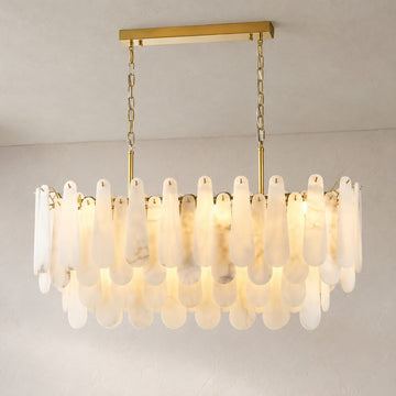 Modern Chandelier 39 in. 20-Light Gold Chandelier for Dinning Room, Living Room, Foyer, Bedroom