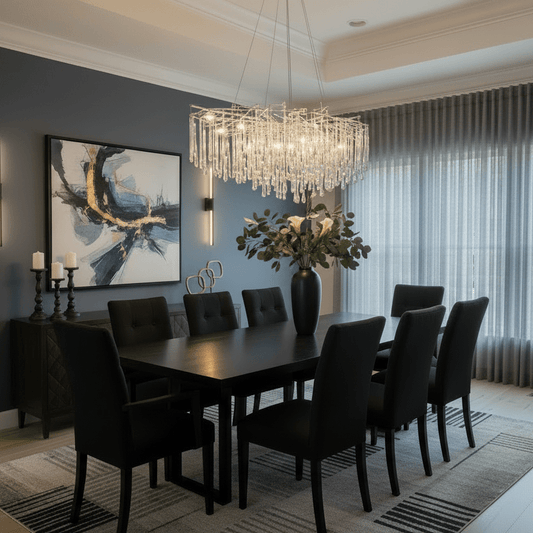 Lukas Oval Teardrop Chandelier