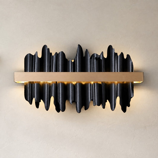 Modern Polished Copper Wall Sconce, 17 inch