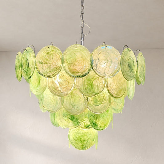 Murano Chandelier 57 Green