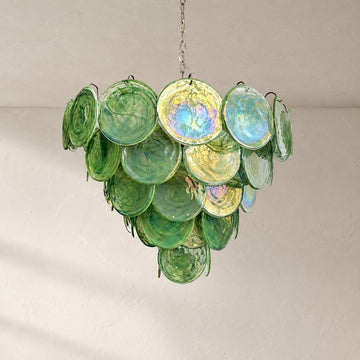 Murano Chandelier 57 Green