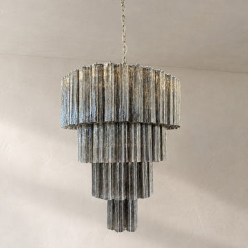 Murano Chandelier – 78 tubes – Smoked