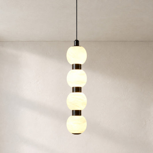 Orbique Alabaster Pendant Lamp