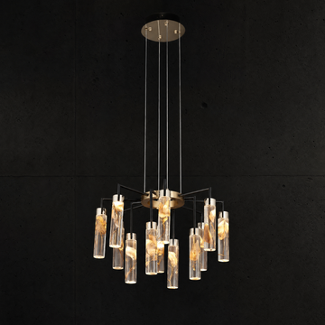 Phoenix Tree Modern Sculptural Ring Chandelier - main