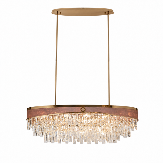 Pietra Crystal Chandelier — product photo