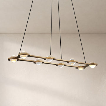 Planet Rectangular Chandelier 54" 72"