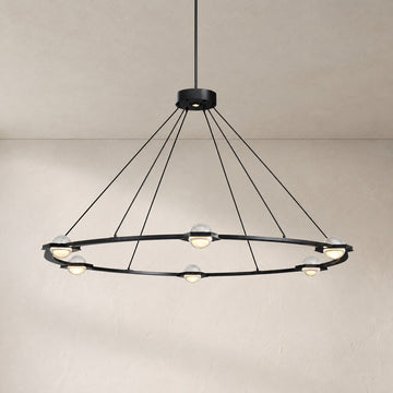 Planet Round Chandelier 36'' 48'' 60''