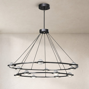 Planets 2-Tier Round Chandelier 60", Decoration Lamp