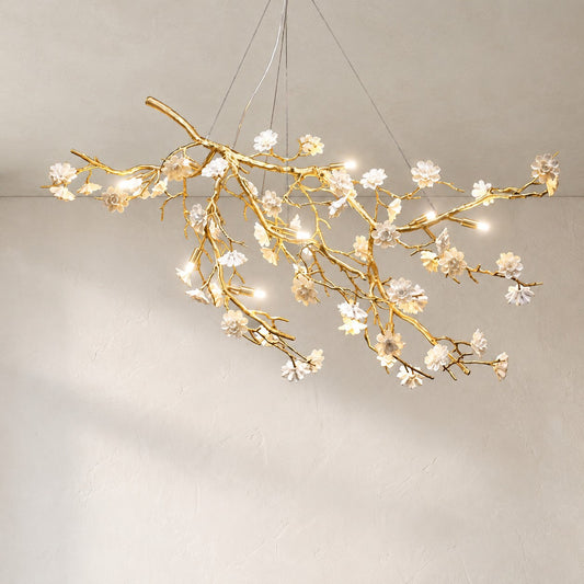Plum Blossom Linear Pendant Light