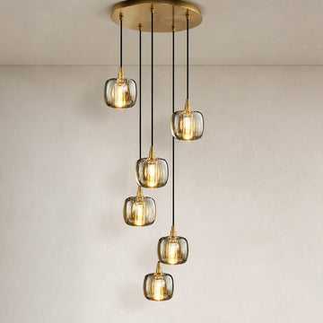 Post-modern Extra-long Pendant Light Fixtures for Staircase/High-ceiling Space/Foyer