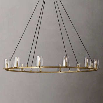 Kuseau Glass Round Chandelier 60