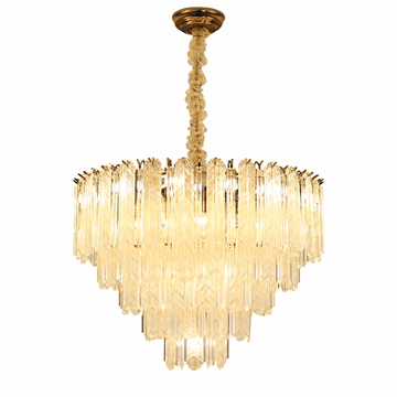 Quadro Glass Rod Chandelier — product photo