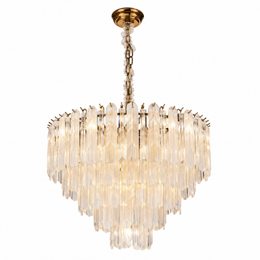 Quadro Glass Rod Chandelier — product photo