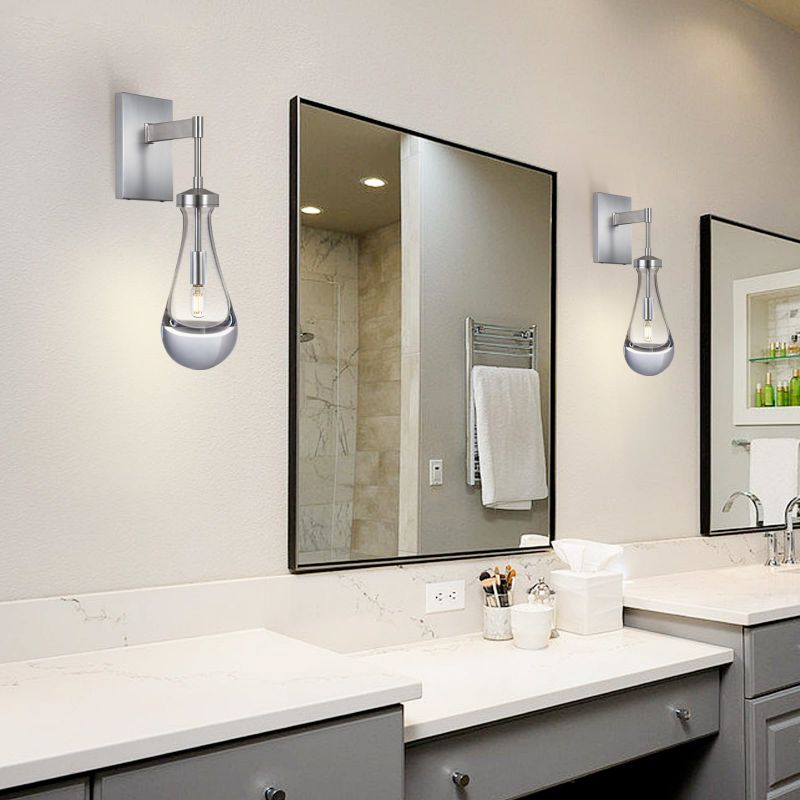 Raindrop Sconce Rod & Cord-wall sconce for bedroom,wall sconce for dining room,wall sconce for stairways,wall sconce for foyer,wall sconce for bathrooms,wall sconce for kitchen,wall sconce for living room-Blushlighting