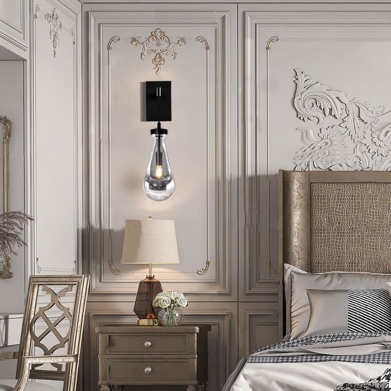 Raindrop Sconce Rod & Cord-wall sconce for bedroom,wall sconce for dining room,wall sconce for stairways,wall sconce for foyer,wall sconce for bathrooms,wall sconce for kitchen,wall sconce for living room-Blushlighting