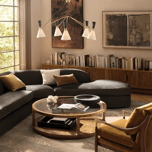 Ramsey 6 - Light Linear Chandelier - Lamer Lighting