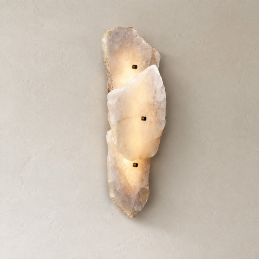 Raw Marble Wall Sconce
