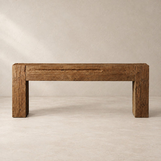 Reclaimed Teak Wood Console Table