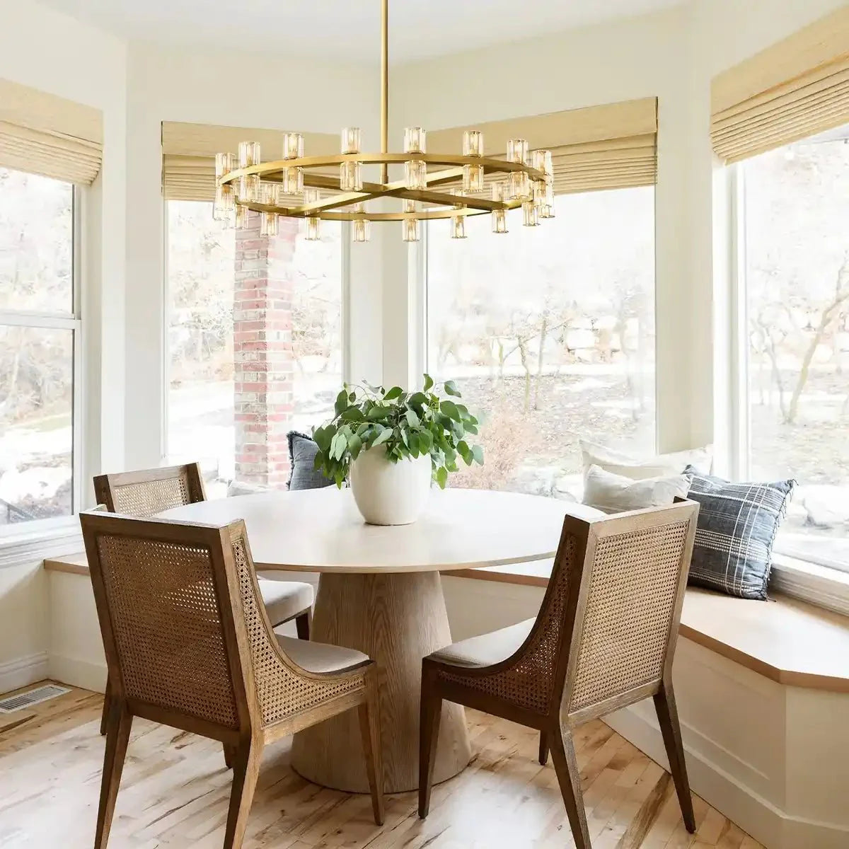 Reger Round Chandelier 36" 48" 60" for Dining Room-chandelier for bedroom,chandelier for dining room,chandelier for stairways,chandelier for foyer,chandelier for bathrooms,chandelier for living room-Lamerlighting-Lamerlighting
