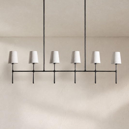 Rhodes Linear Chandelier 5/6 Light