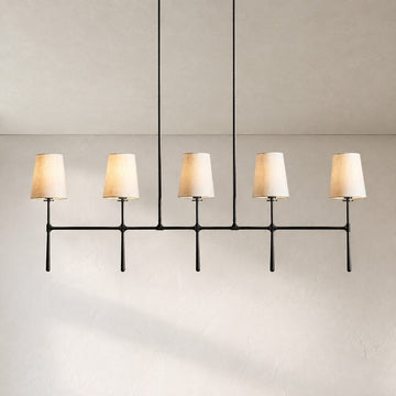 Rhodes Linear Chandelier 5/6 Light