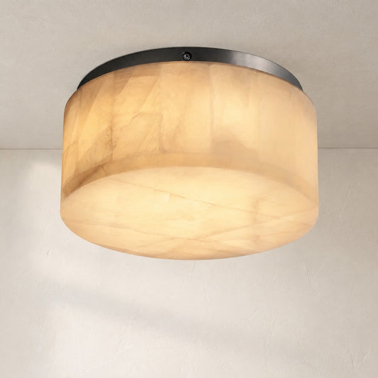 Rivaga Calcite Round Flushmount 6"10"14"