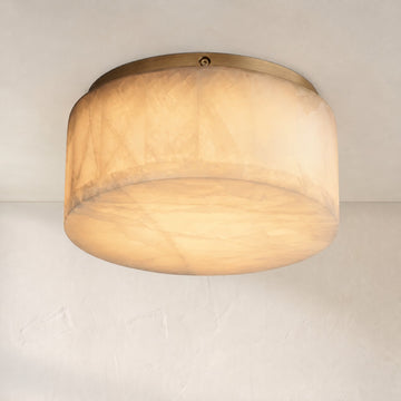 Rivaga Calcite Round Flushmount 6"10"14"