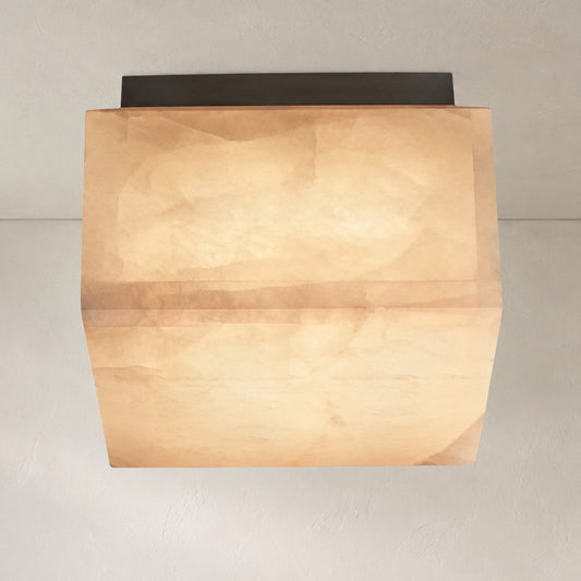 Rivaga Calcite Square Flushmount 6" 10" 14"