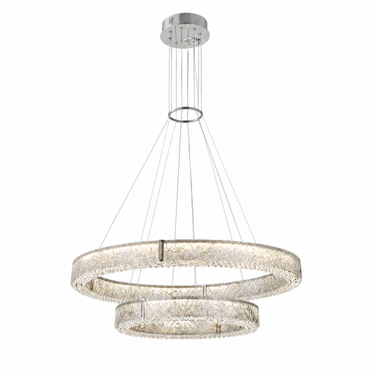 Roccia Stone Crystal Chandelier — product photo