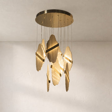 Rock Alabaster Chandelier