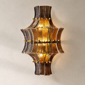 Romano Smoke Tall Wall Sconce