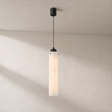 Simple marble pendant lamp