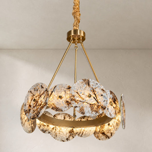 Snowcrest White Petal Chandelier