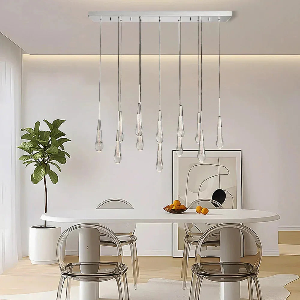 Soltaire Linear Chandelier 37" 50" 60" 70" 87" 120" | Lamer Lighting (44)