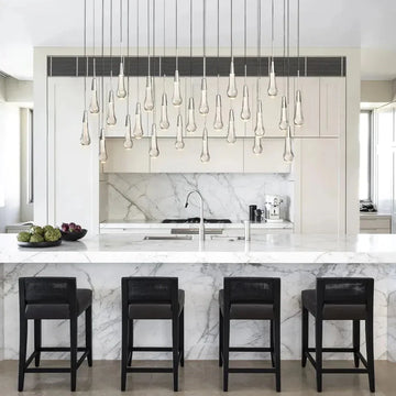 Soltaire Linear Chandelier 37" 50" 60" 70" 87" 120" | Lamer Lighting (38)