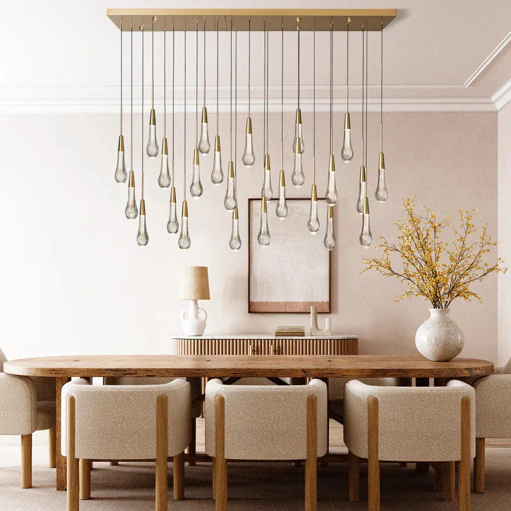 Soltaire Linear Chandelier 37" 50" 60" 70" 87" 120" | Lamer Lighting (35)