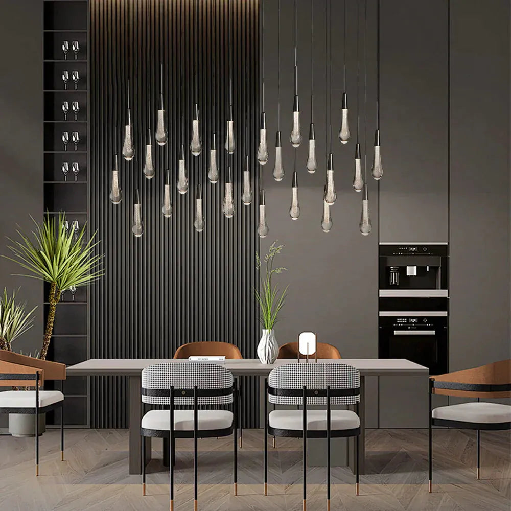 Soltaire Linear Chandelier 37" 50" 60" 70" 87" 120" | Lamer Lighting (33)