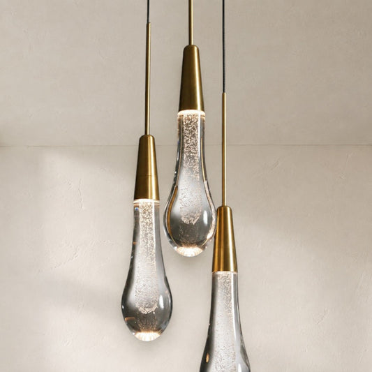 Soltaire Raindrop Pendant Light
