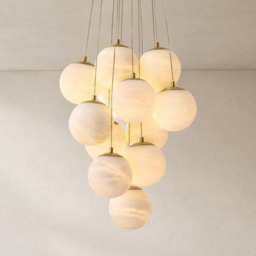 Sphinx Alabaster Chandelier