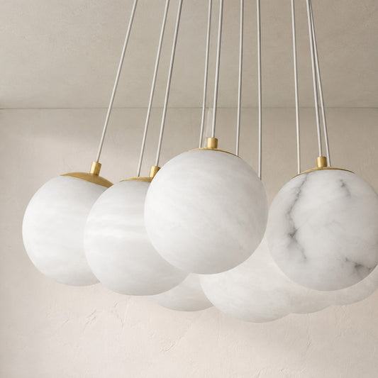 Sphinx Alabaster Chandelier