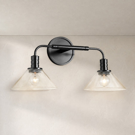Theron Double Wall Sconce for Bedroom Hallway