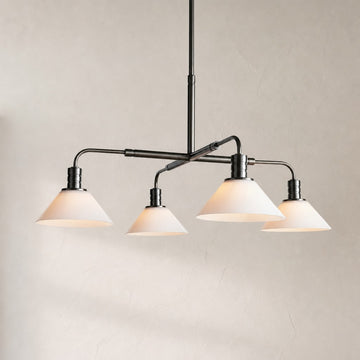 Theron Glass Round Chandelier 30'' 52''