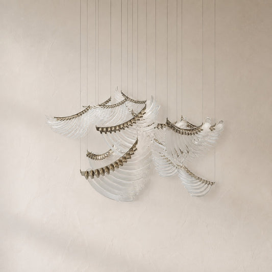 Tiered Palmette Chandelier